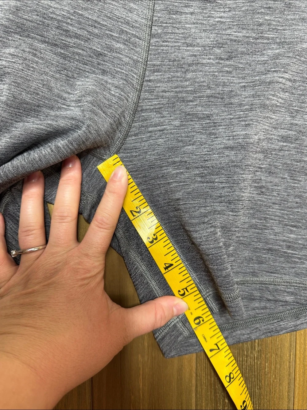 Lululemon Align 6” High-Waist Gray Biker Shorts Size 8